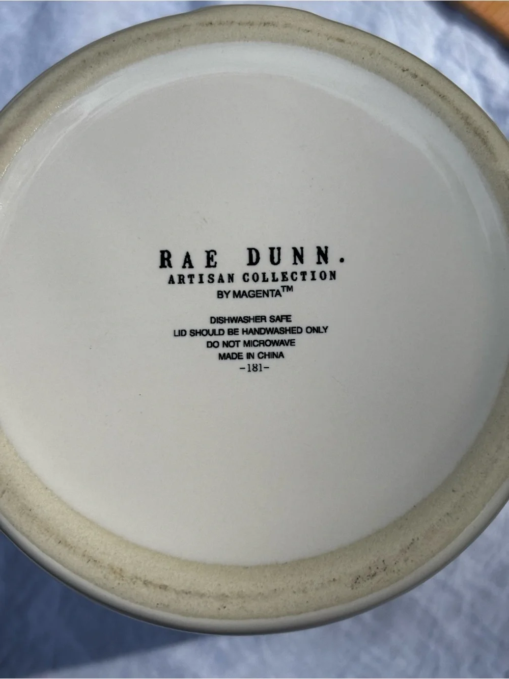 Rae Dunn Nutcracker Ceramic Canister 